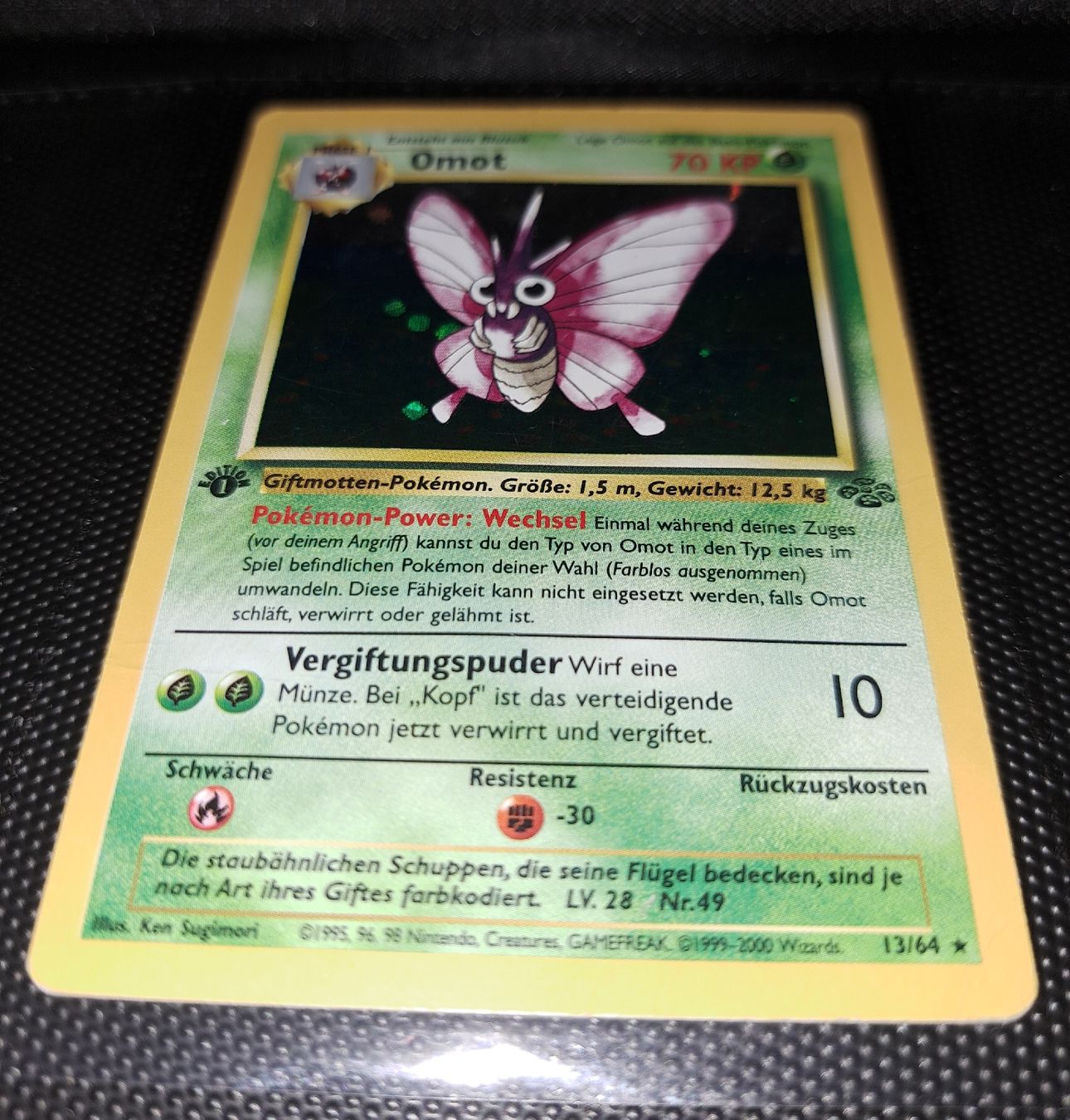 Pokémon Sammelbilder & Trading cards: Omot 1.Edition Holo Jungle Set 13/64 – Gebraucht aus Niederrohrdorf von  1