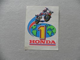 Abziehbild Kleber 45 Jahre alt Motorrad Honda