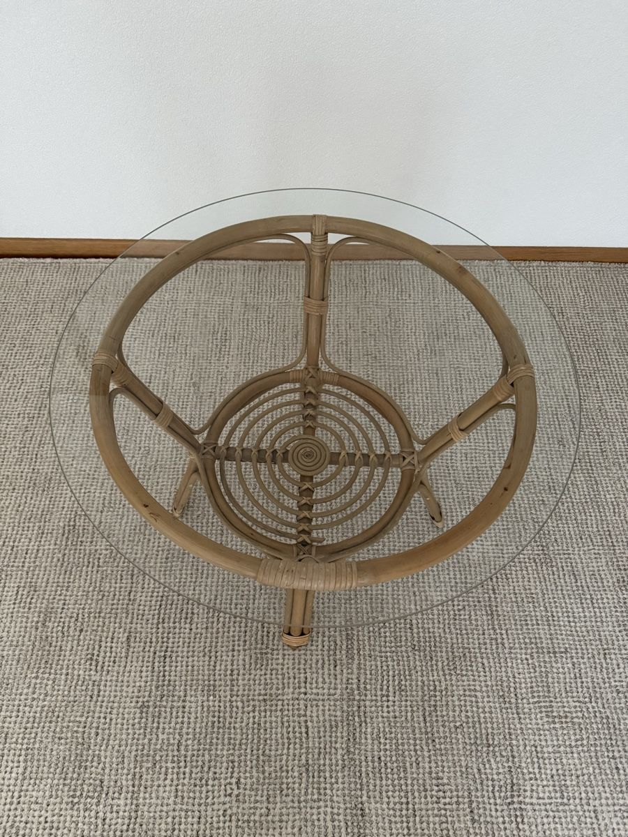 Tavoli: Table basse vintage en rotin – Usato da Morges venduto da PiCK1 1