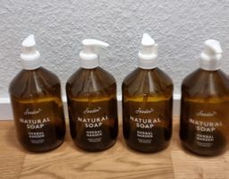 4x Seifenspender Natural Soap Herbal Garden 500ml gebraucht 