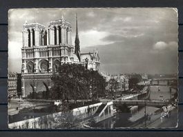 Postkarte Paris - Notre-Dame - 1956