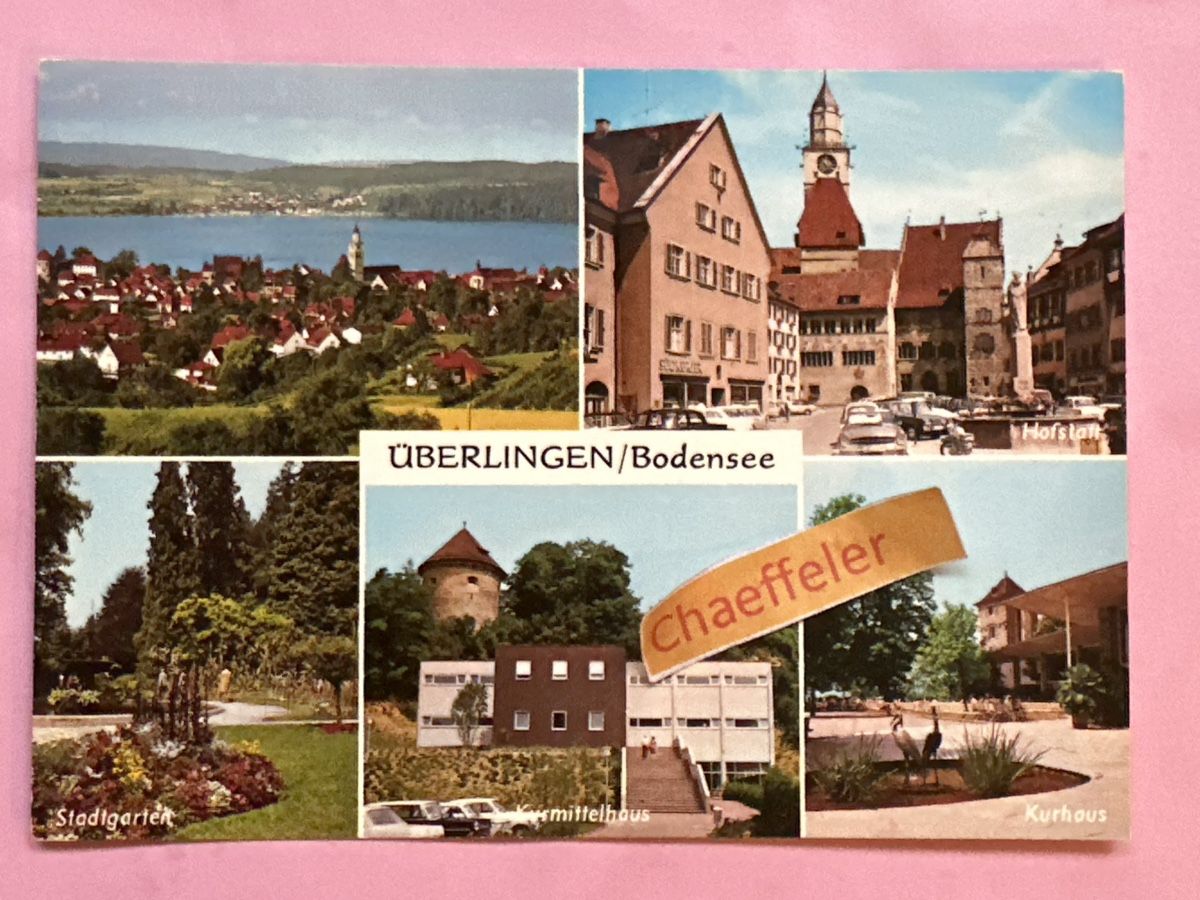 Ansichtskarten: Überlingen am Bodensee  – Gebraucht aus Zürich von Chaeffeler