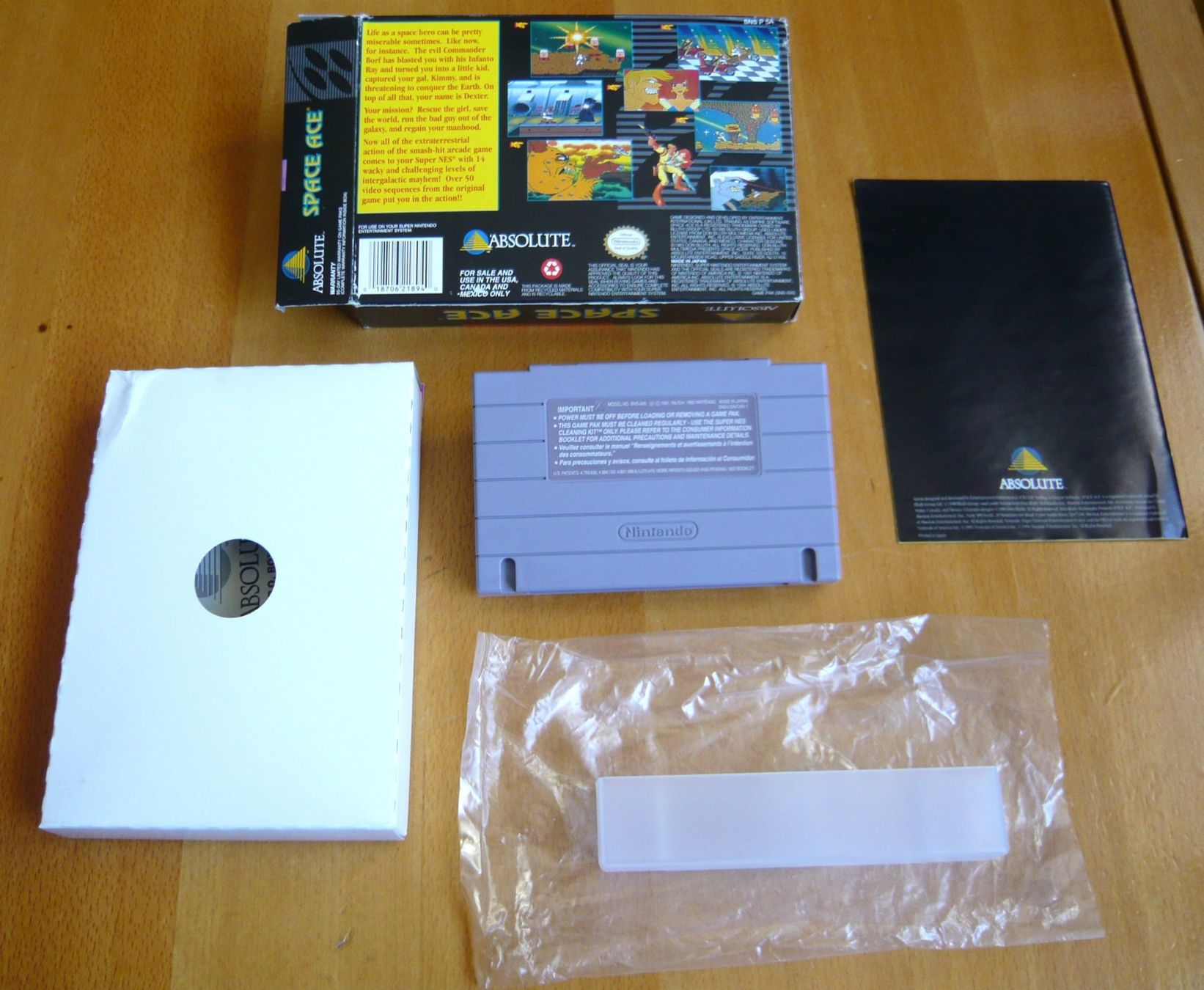 Nintendo Giochi: SNES: Space Ace – Usato da Onex venduto da Jaguar1986 4