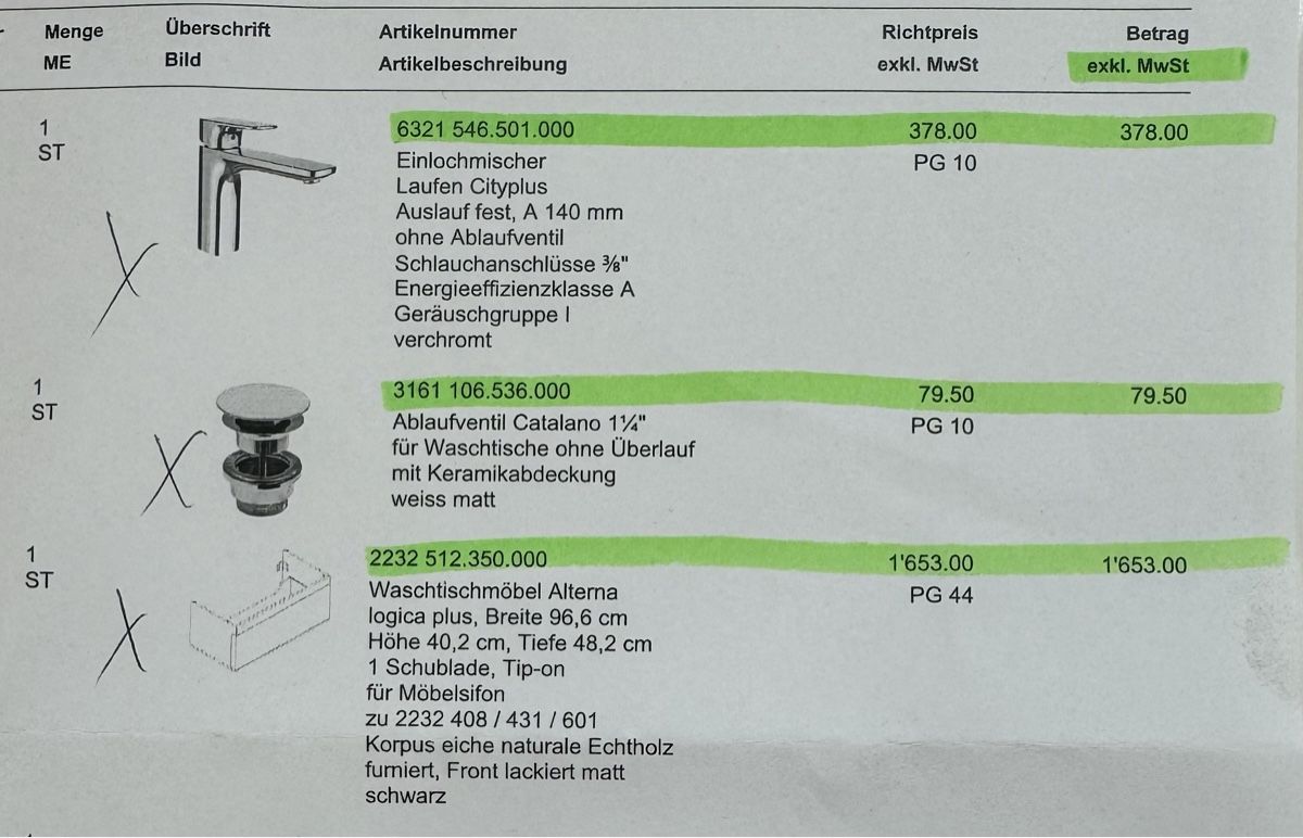 Alterna Mobili per bagno: Catalano Badmöbelset Deluxe – Nuovo (secondo la descrizione) da Amriswil venduto da deluxe_bad 2