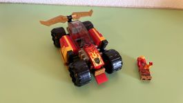 Véhicule Lego Ninjago rouge avec figurine