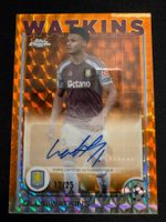 Topps Chrome UCC Ollie Watkins Auto 12/25 Aston Villa
