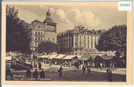 Geneve - Tour de l'Lle et le marche - animee