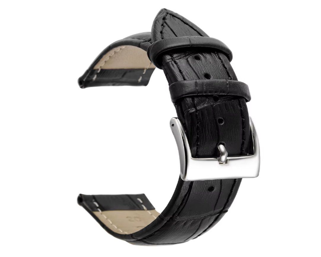 Armbänder & -reifen: Bracelet 20mm Alligator Unicolore Noir – Neu und originalverpackt aus Rochefort von Arkaik_FH_CH 2