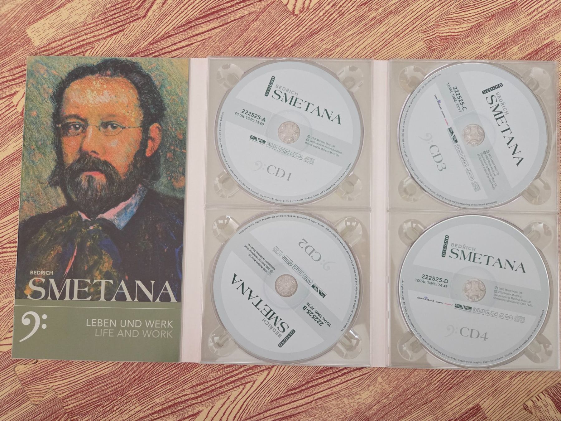 CD: SMETANA Bedrich - 4 Cd's – Usato da Brugg AG venduto da Finlandia 2