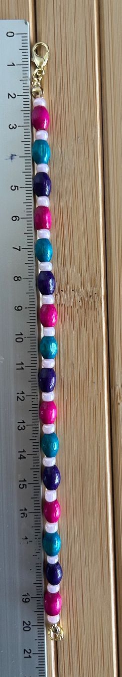 Bracciali & Braccialetti: Buntes Sommer Armband, Handgemacht – Nuovo e nell'imballaggio originale da Geneve venduto da vane267 1