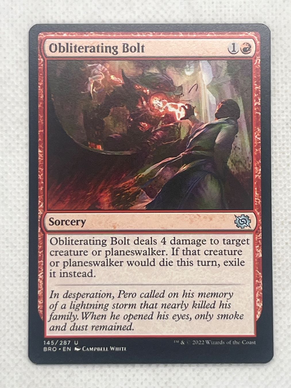 Magic The Gathering Carte collezionabili: Obliterating Bolt, Magic the Gathering Karte – Usato da Hinterkappelen venduto da Kim1992