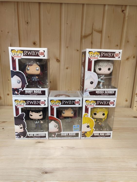 Funko Pop! RWBY – Ruby, Weiss, Blake, Yang – Collection comp (Neuf avec ...