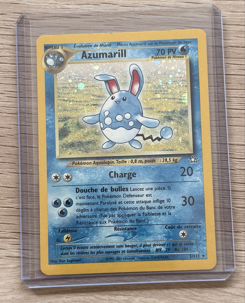 Pokémon Sammelbilder & Trading cards: Pokémon Azumarill Rare Holo 2/111 - 2000 – Gebraucht aus Genève von ton_7q7l