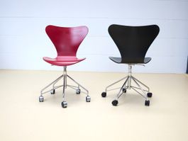 Arne Jacobsen Bürostuhl von Fritz Hansen | Schwarz