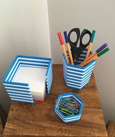 Schreibtisch Set "Bandwies" (3-teilig)