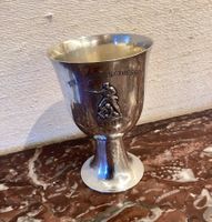 Calvenbecher Schützenbecher Calvenschiessen Silber Chur 1951