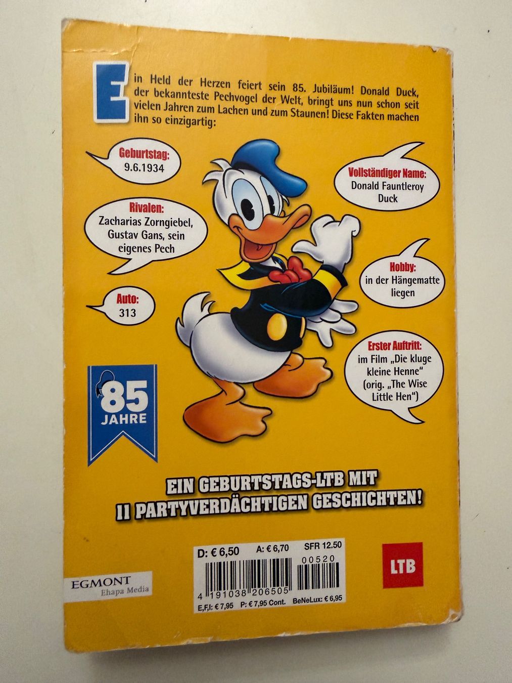 Fumetti: LTB Lustiges Taschenbuch 520 – Usato da Münsingen venduto da Ganjam 2