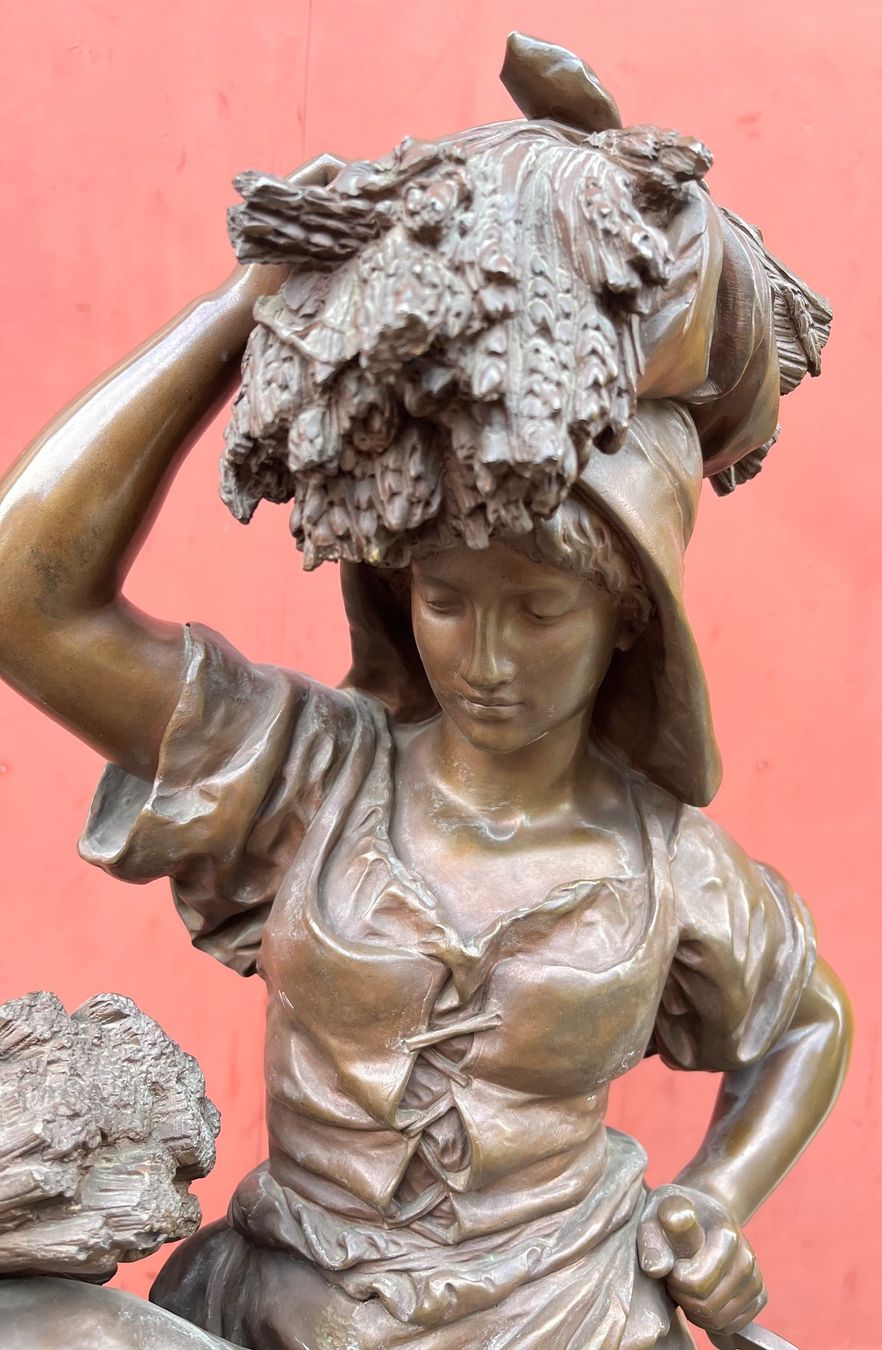 Sculptures & Statues: Antike Bronze-Figur von Moreau Mathurin – D'occasion à Weissbad par  3