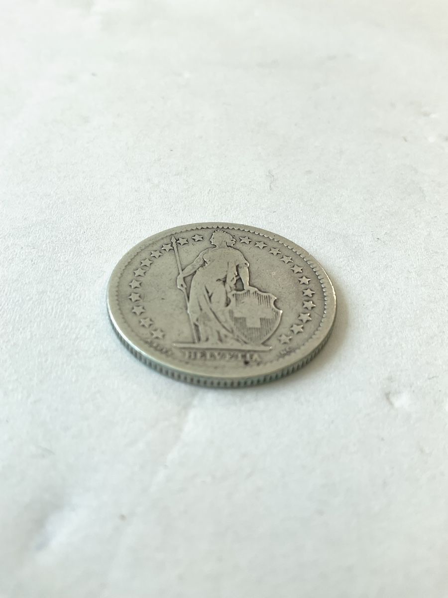 Toutes les monnaies: Ancienne pièce de 2 francs en argent, daté de 1874  – D'occasion à Malleray par Robot12 2