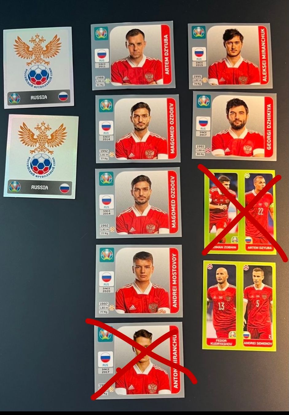 Panini Sammelbilder & Trading cards: Panini Sticker Euro 2020 - Russland – Neu (gemäss Beschreibung) aus Lupsingen von sil_l6wg