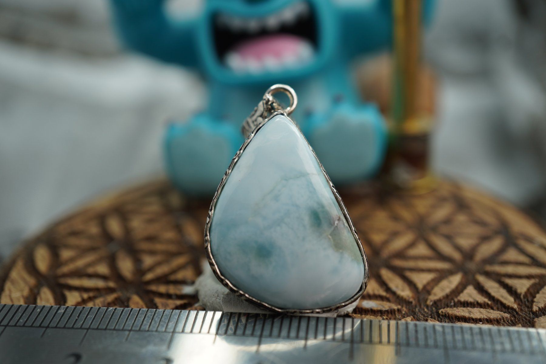 Minerali & Pietre curative: Larimar   Wunderschön    Anhänger   by  "TOPSTONE" ab 1.- – Nuovo e nell'imballaggio originale da Eschenbach SG venduto da topstone 3