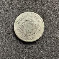 10 Rappen Schweiz Wappen 1850