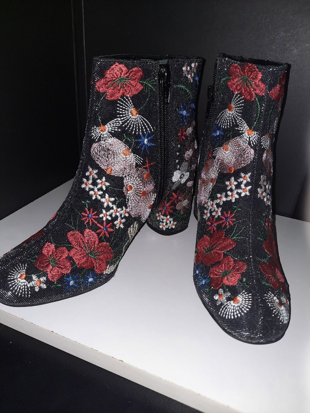 Damenschuhe: stivaletto cangiante ricamato 36 – Neu (gemäss Beschreibung) aus Biasca von Old_6blh 5