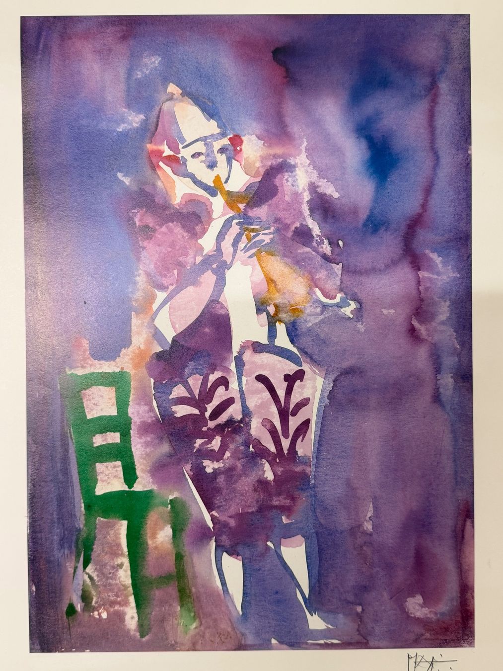Dipinti: PIATTI Original signierte Lithographie. – Usato da Basel venduto da PAUL_ART 5