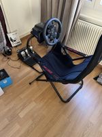 Logitech G923 Lenkrad + Set Playseat Challenge + Shifter