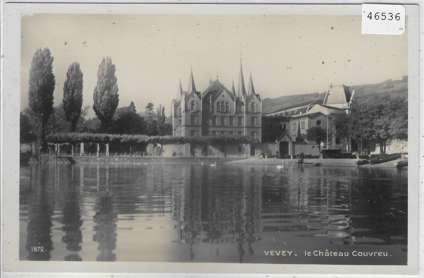 Cartoline postali: Vevey - le Chateau Couvreu – Usato da Ettingen venduto da Kartenplanet