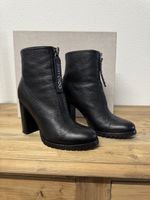 Jimmy Choo Ankle Boots Gr. 37.5 Leder Schwarz