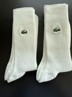 Weisse LACOSTE-Socken, Schuhgrösse 39-42