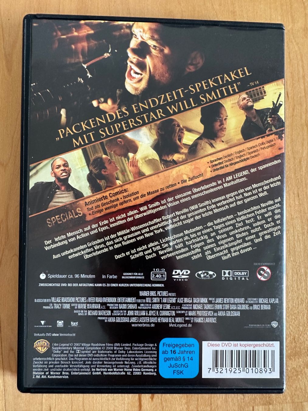 Alle DVDs: DVD: I am Legend – Gebraucht aus Rothenburg von wer_g9fd 1