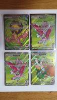 Pokémon Sammelkarten 4er Set Full Art Zustand wie neu
