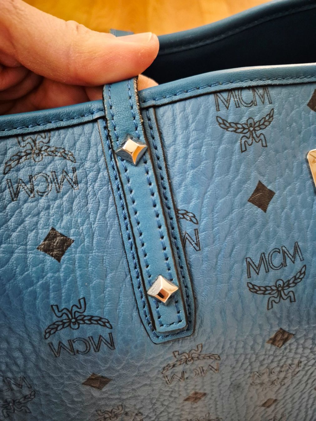 Mcm Borse da donna: MCM Shopper in blau – Usato da Schliern b. Köniz venduto da elf2011 5