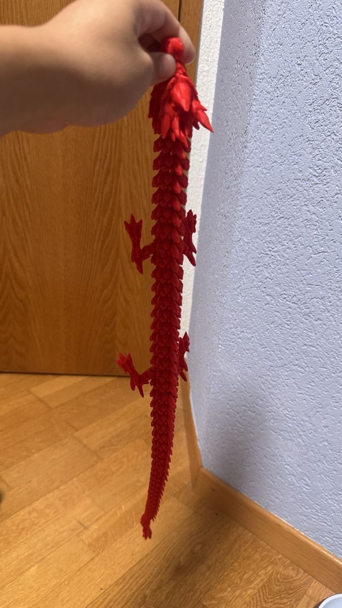 Giocattoli: 3D gedruckter Drache rot beweglich neu – Nuovo (secondo la descrizione) da Oberentfelden venduto da gam_h6ky 1