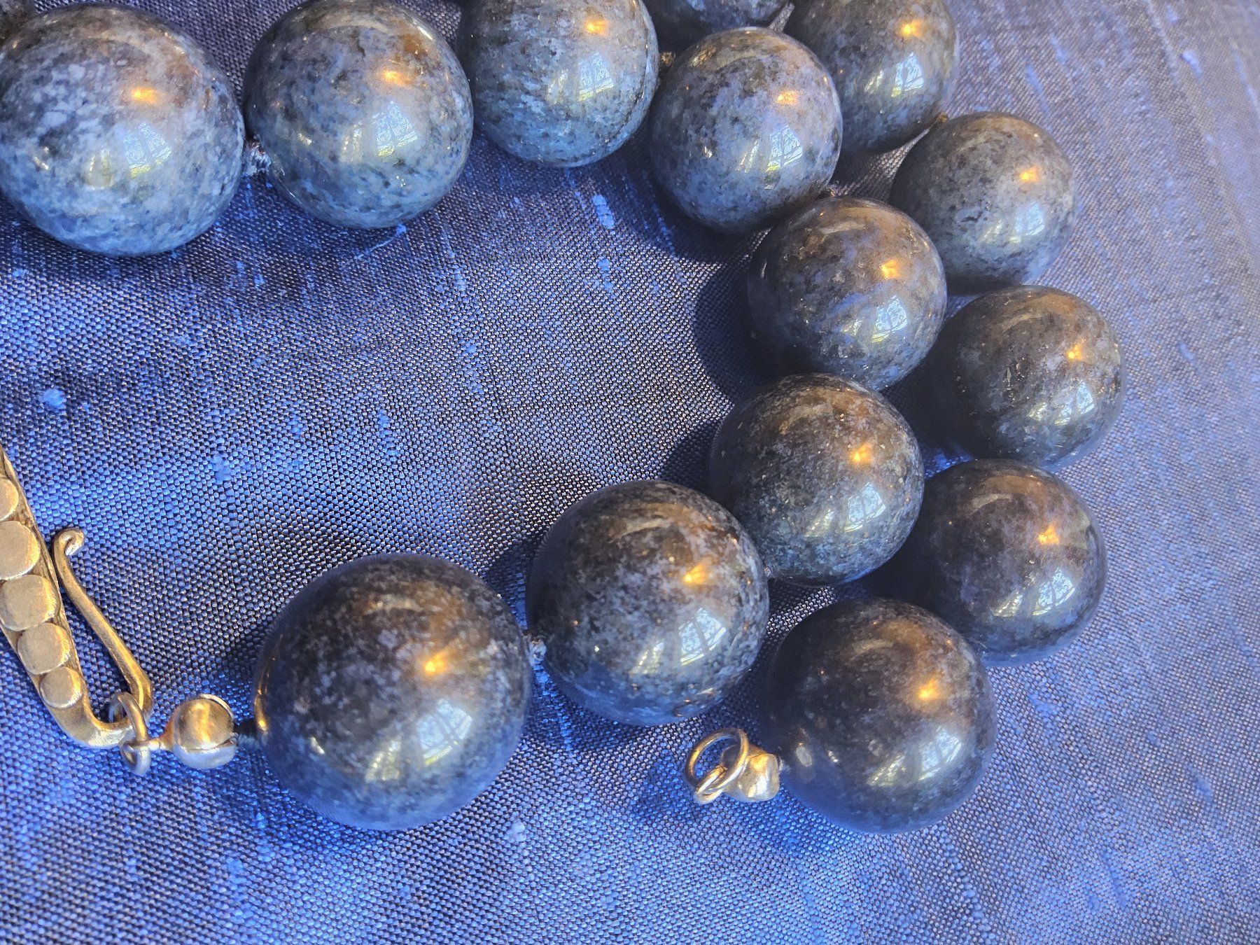 Catenine: Handmade TOP Lapislazuli Sterling Collier Halskette – Usato da Zürich venduto da SciTec 6