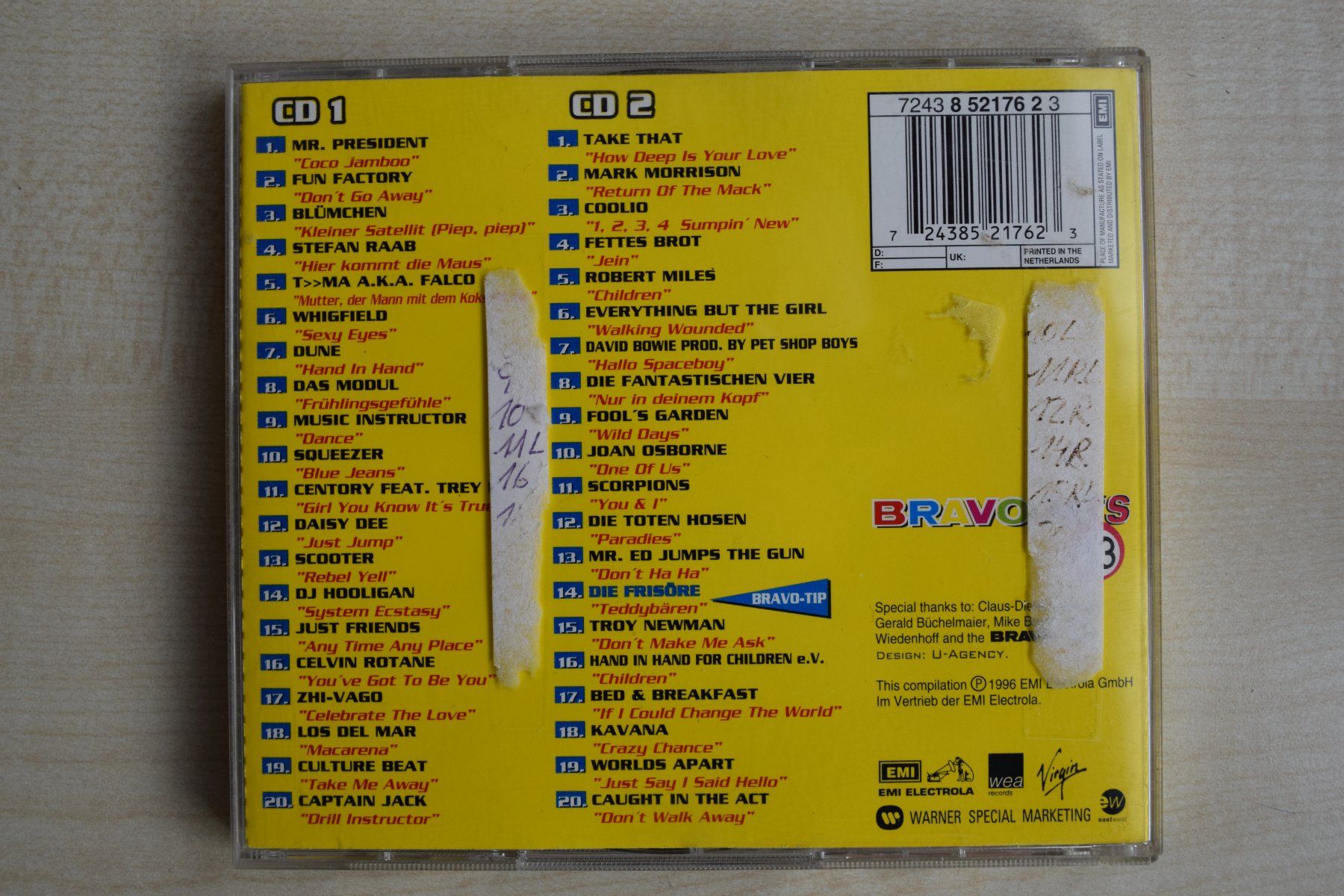 Bravo Hits 13 - Die grössten Hits der 90er, Top Zustand! (Gebraucht) in ...