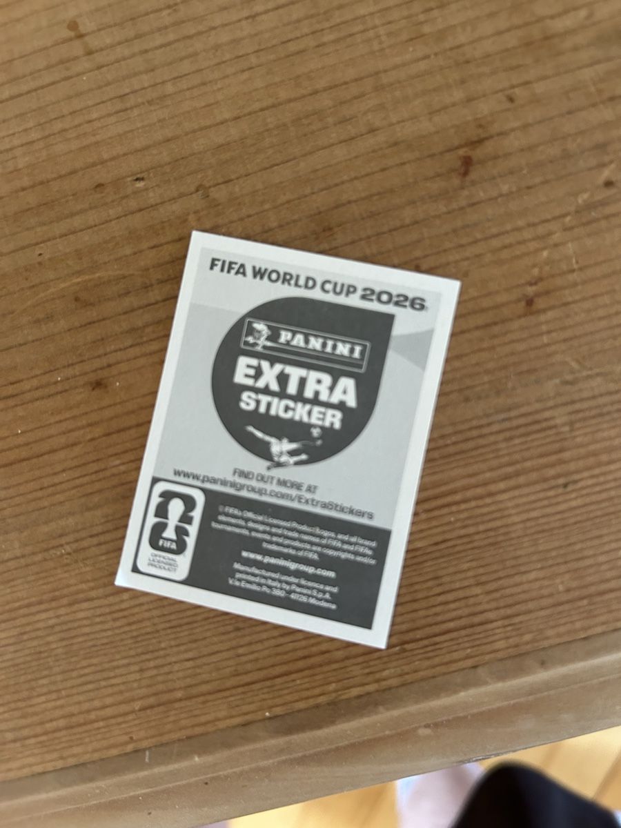 Panini Carte collezionabili: Vinicius Junior Extra Sticker Panini WM 2026 – Nuovo (secondo la descrizione) da Hütten venduto da pia_rc8y 1