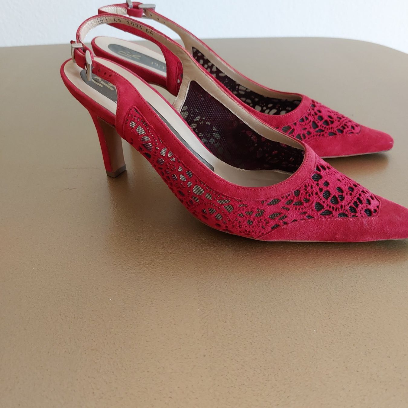 Damenschuhe: Schuh elegant a la Carmen in blutrot – Neu (gemäss Beschreibung) aus Basel von kon_wz8r 3