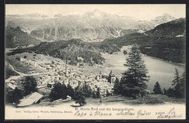 St. Moritz-Dorf, Teilansicht und die Lan