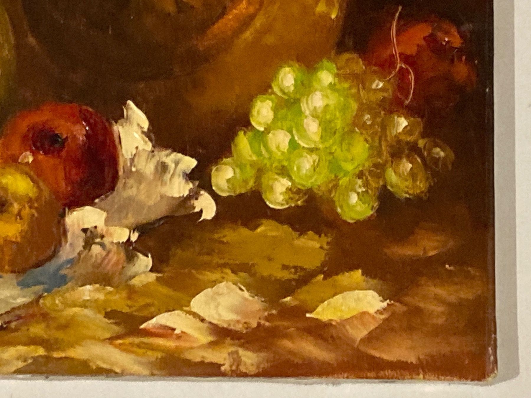 Tableaux: Dickz Stilleben signiert mit Teller, Falsche, Trauben, Äpfel – D'occasion à Hirzel par pjn_d7xp 5