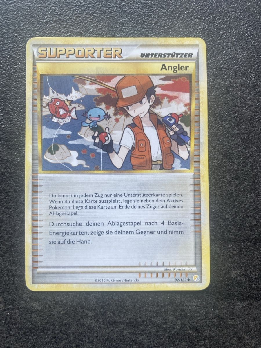 Pokémon Sammelbilder & Trading cards: Supporter Angler – Gebraucht aus Tägerig von oiluig83