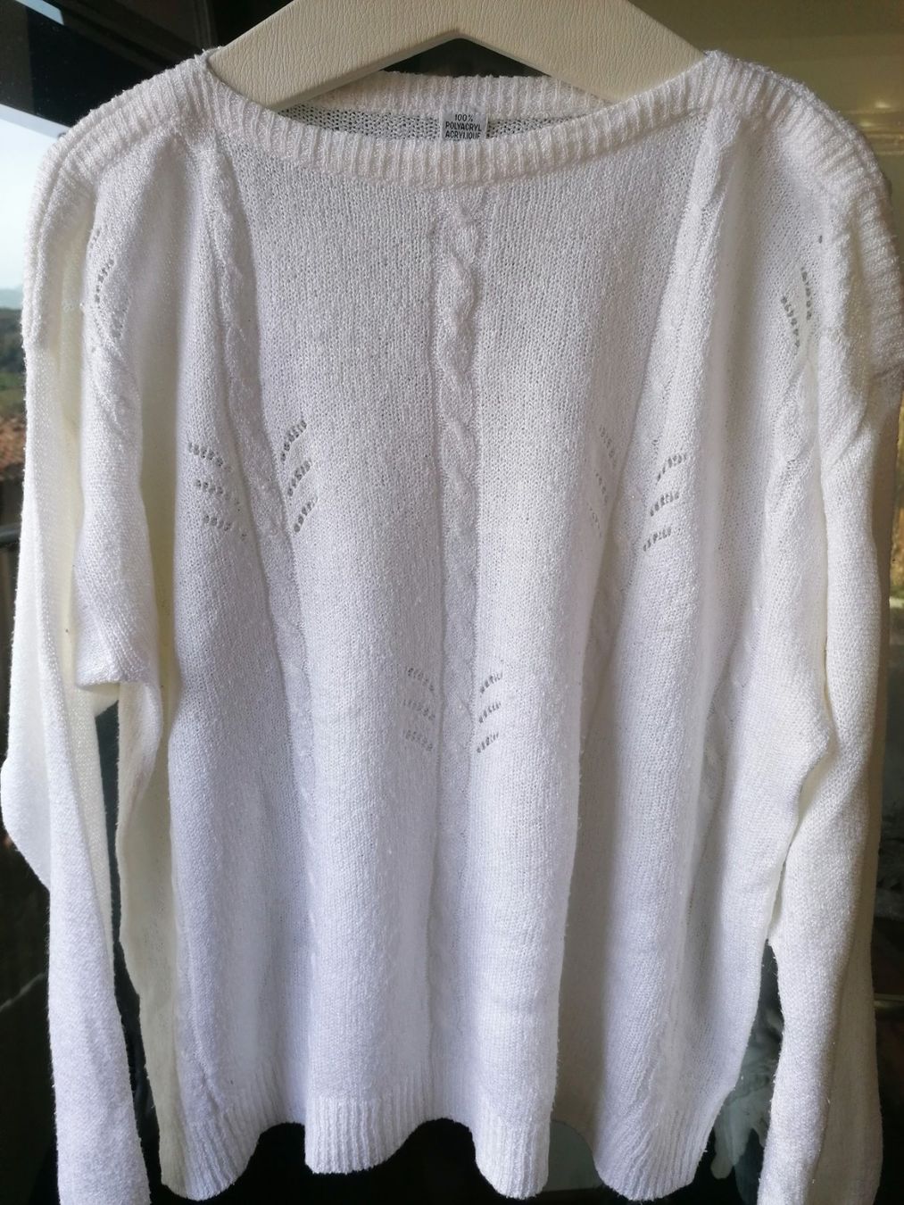 Maglioni & Felpe: Pullover weiss gr L – Usato da Bedigliora venduto da Dolcezza0