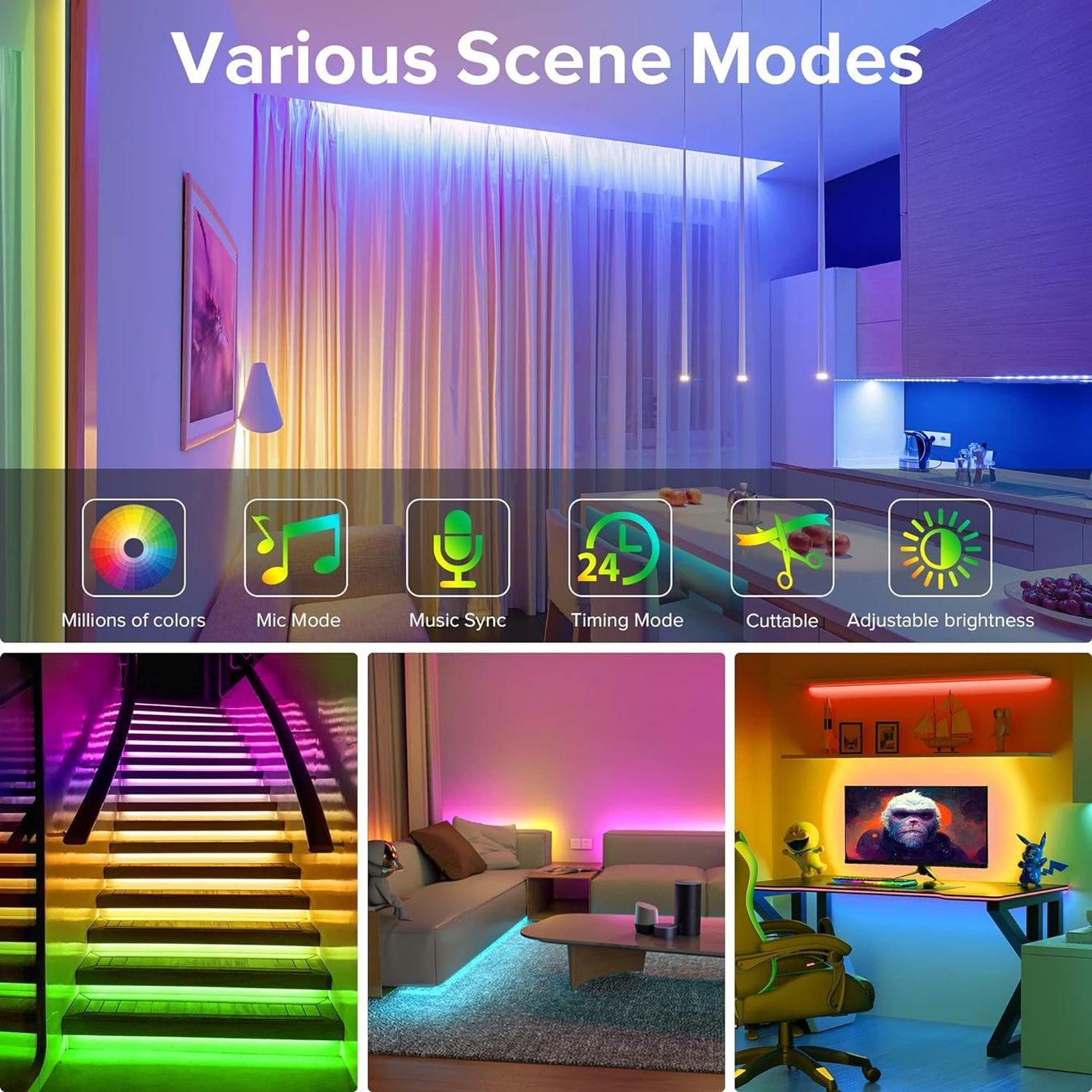 Ghirlande e barre luminose: LED Strip 10M – Nuovo e nell'imballaggio originale da Nuglar venduto da SaleRitter 6