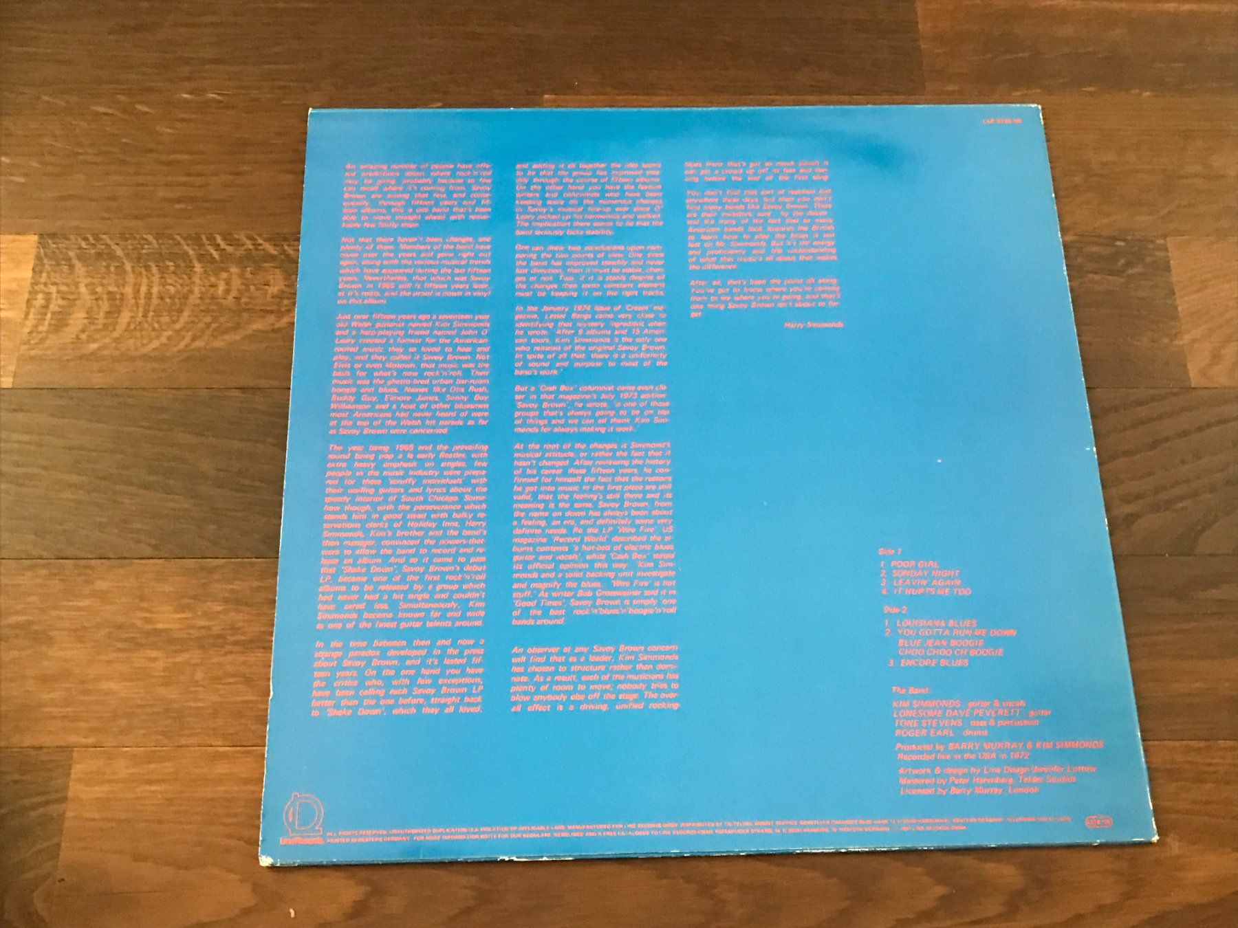 Dischi in vinile: SAVOY BROWN - Just Live – Usato da Buchs AG venduto da Archie 1