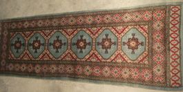 echter Orientteppich, Läufer, Wolle, neu, 89x186cm
