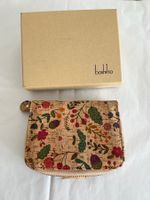 Boshiho Portemonnaie Kork Blumenmuster Neu mit Box!