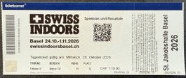 3 Tickets Swiss Indoors 28.10.2026 – Sektor D – ab 150.00