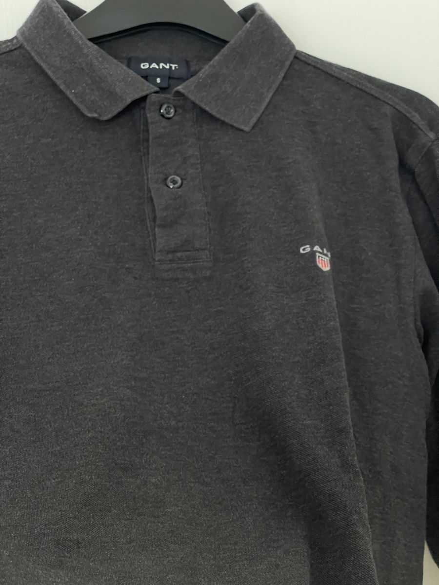 Gant Magliette Polo: Gant Langarm Polohemd, Grösse S, Dunkelgrau – Usato da Wetzikon ZH venduto da Jan_wojt 5